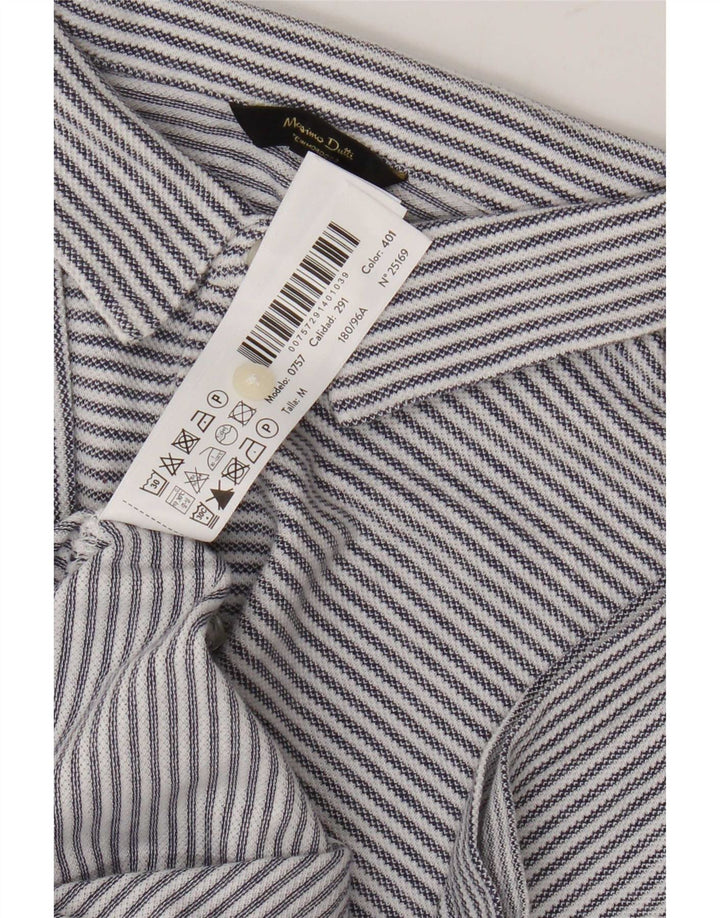 Ανδρικό πουκάμισο πόλο Massimo Dutti, Βαμβακερό με μεσαίο μπλε ρίγες