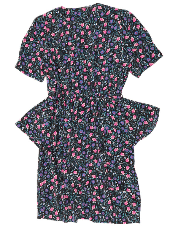 Caroline Wells Γυναικείο Φόρεμα Peplum UK 20 2XL Πολύχρωμο Floral