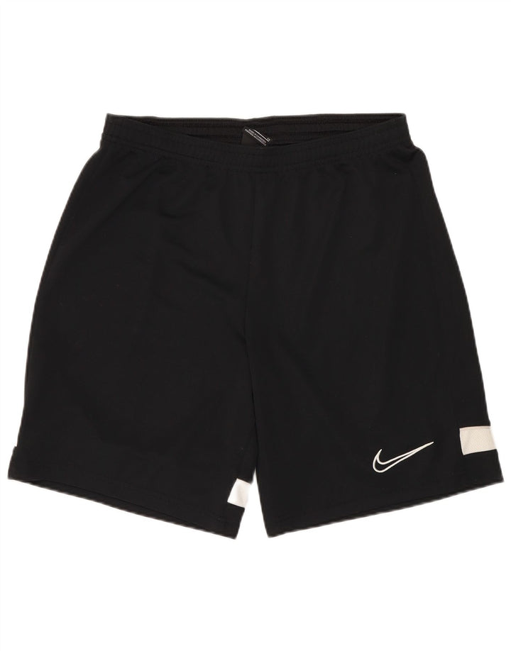 Ανδρικό αθλητικό σορτς Nike, μικρό μαύρο χρώμα, πολυεστέρα