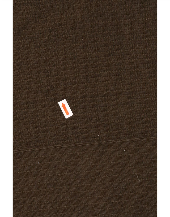 Πουλόβερ Liu Jo Mens Crew Neck Jumper 2XL Khaki Viscose