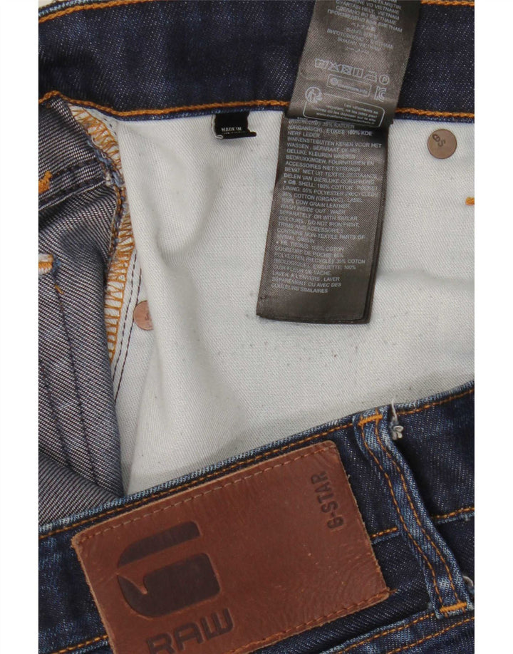 Ανδρικό Slim Jeans G-Star W38 L34 Navy Blue Cotton