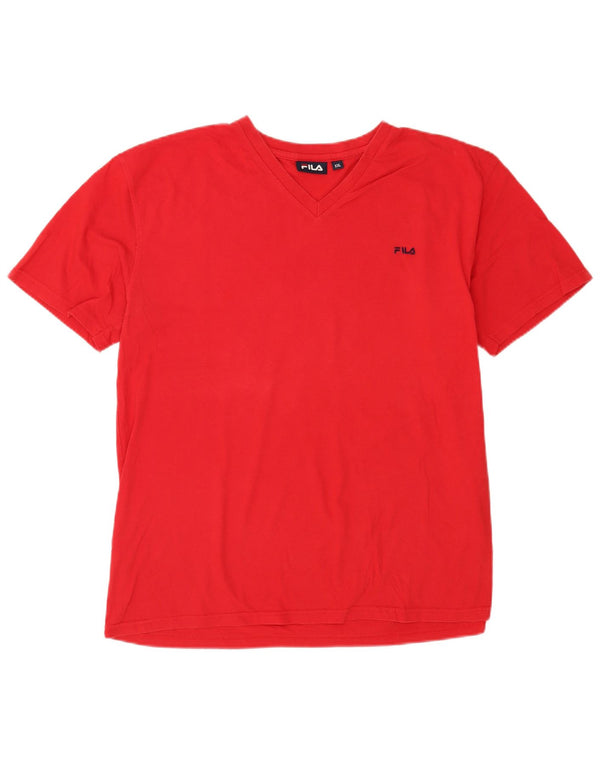 Ανδρικό T-Shirt Fila Top 2XL Κόκκινο