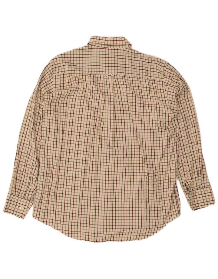 Ανδρικό φανελένιο πουκάμισο Barbour, μεσαίο μπεζ, βαμβακερό