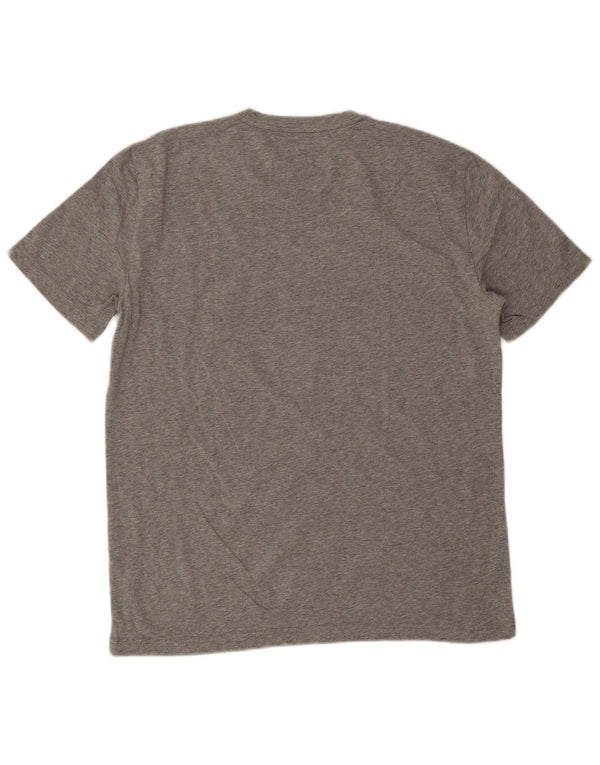 Emporio Armani Mens Graphic T-Shirt Top 2XL Grey Flecked