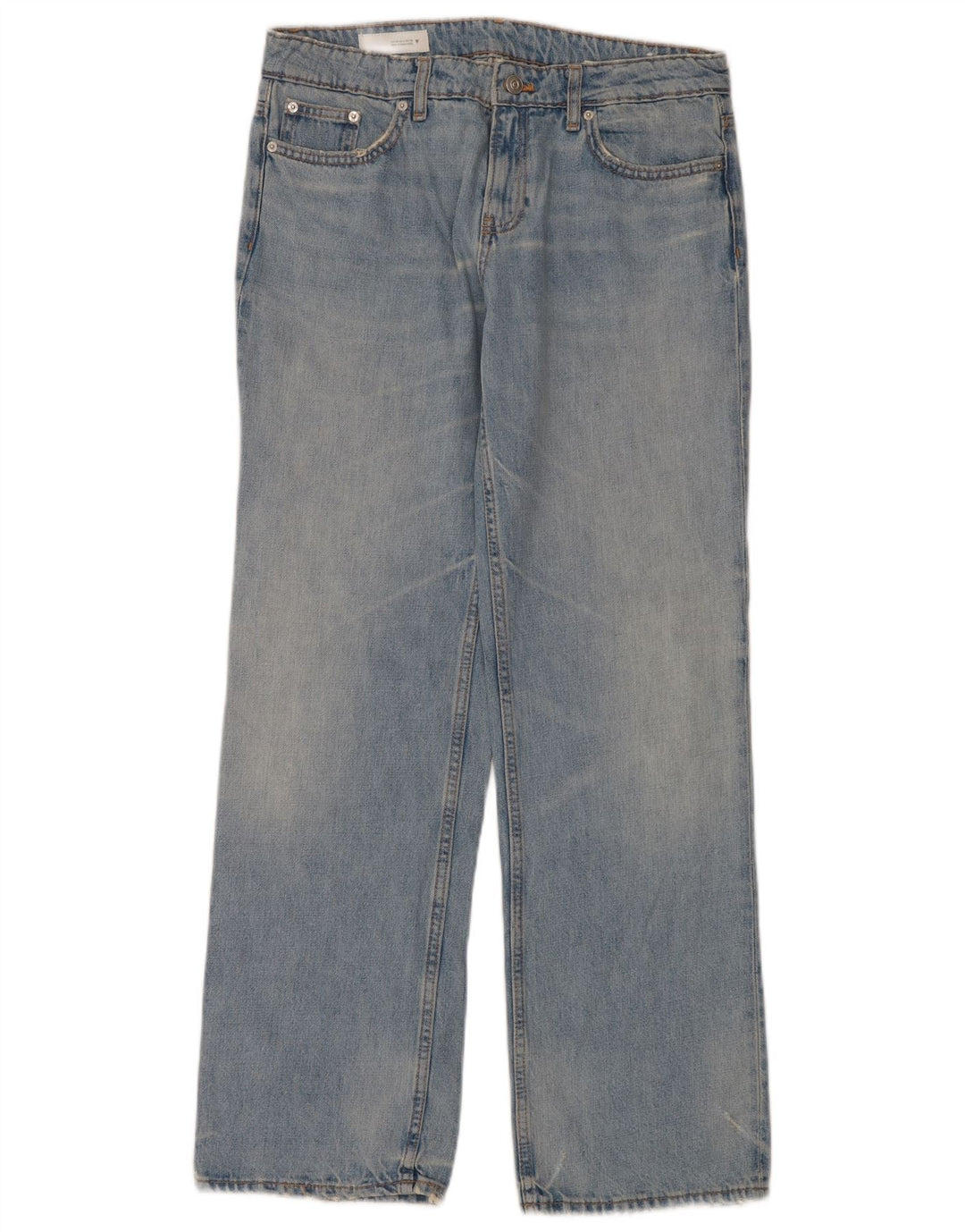 Zara Γυναικείο τζιν ίσιο EU 40 Medium W34 L34 Μπλε βαμβακερό