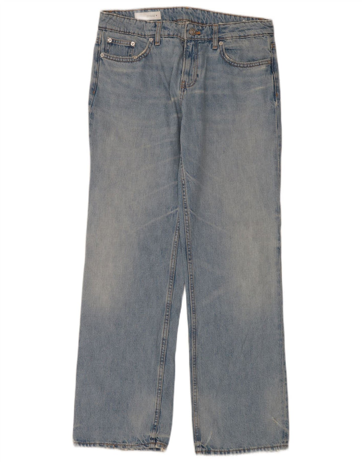 Zara Γυναικείο τζιν ίσιο EU 40 Medium W34 L34 Μπλε βαμβακερό