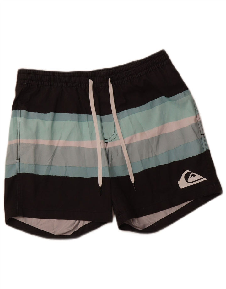 Ανδρικό σορτς κολύμβησης QUIKSILVER Small Grey Colourblock Polyester