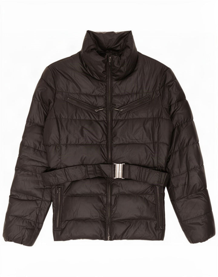 Γυναικείο μπουφάν Geox Respira με padded UK 14 Large Black Polyester