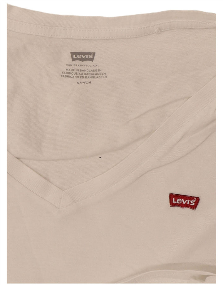 Γυναικείο T-Shirt Levi's Top UK 10 Small White