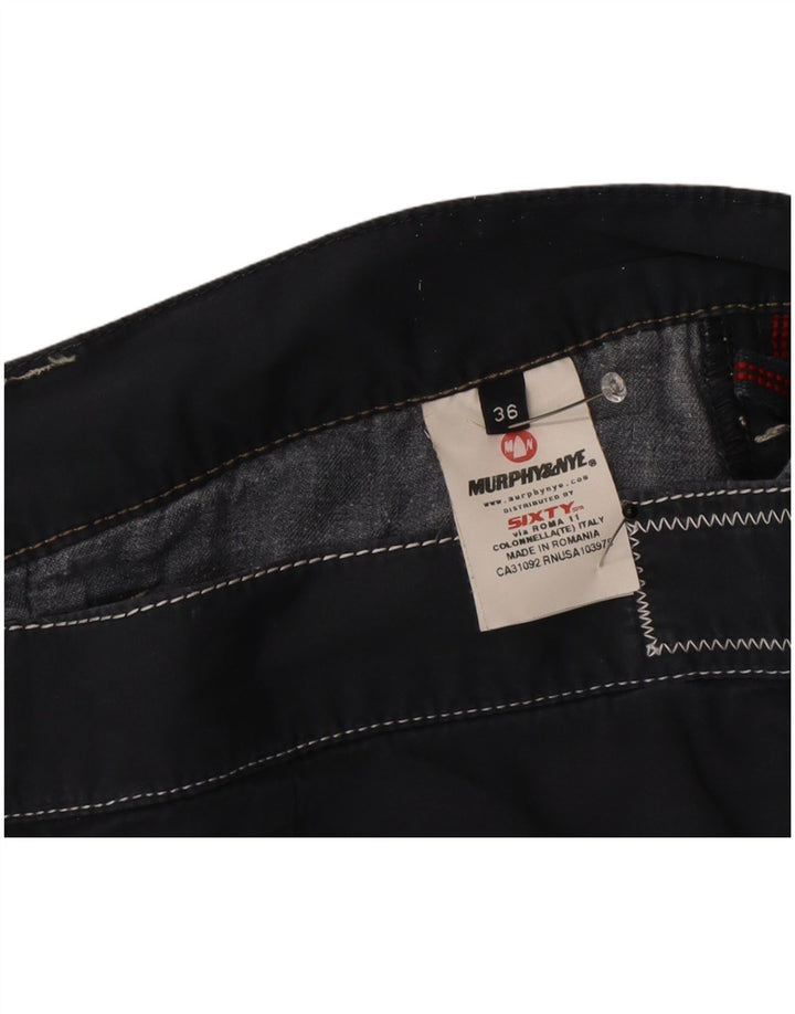 Ανδρικό σορτς chino Murphy & Nye W36 Large Navy Blue από βαμβάκι