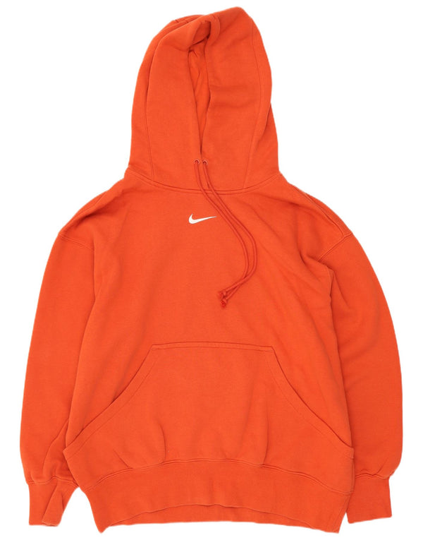 Ανδρικό φούτερ με φούτερ Nike, μικρό κόκκινο βαμβακερό