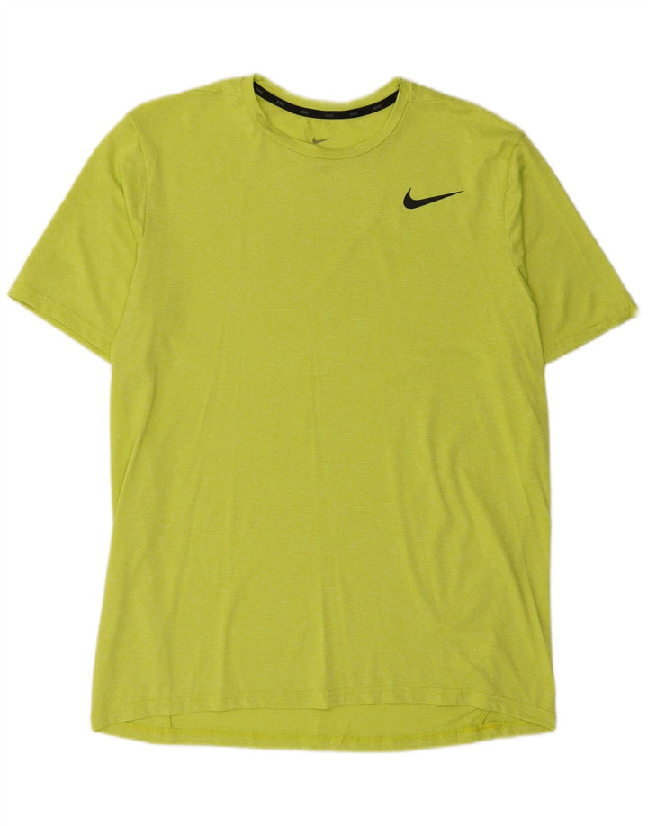Ανδρικό T-Shirt Nike Dri Fit Top Large Green Polyester