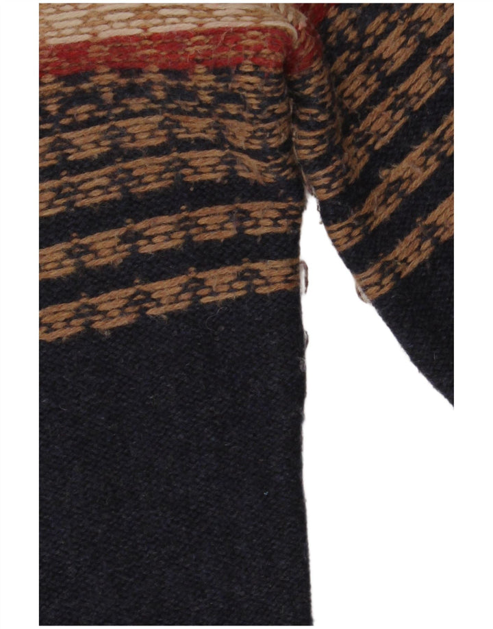 Ανδρικό πουλόβερ με φερμουάρ White Stuff Μικρό Navy Blue Fair Isle