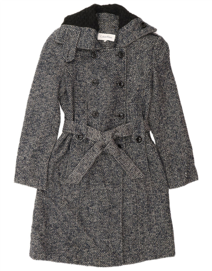 Γυναικεία καμπαρντίνα Calvin Klein US 2 XS Navy Blue Wool