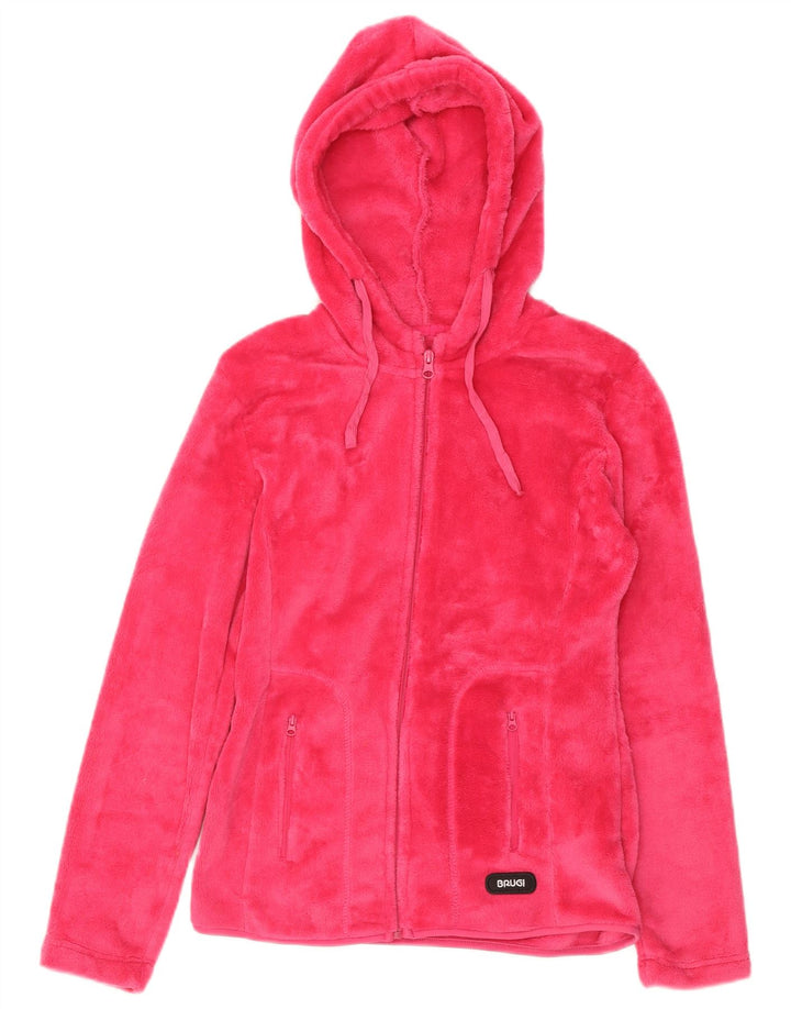 BRUGI Γυναικείο Fleece Jacket UK 10 Small Pink Polyester