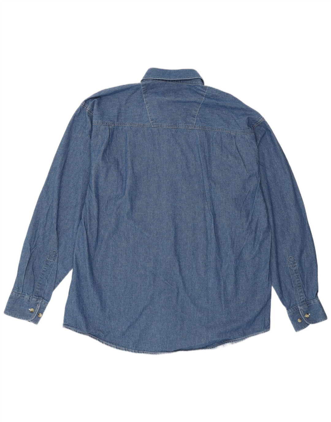 Ανδρικό πουκάμισο τζιν VINTAGE Μέγεθος 43/44 XL Μπλε βαμβακερό