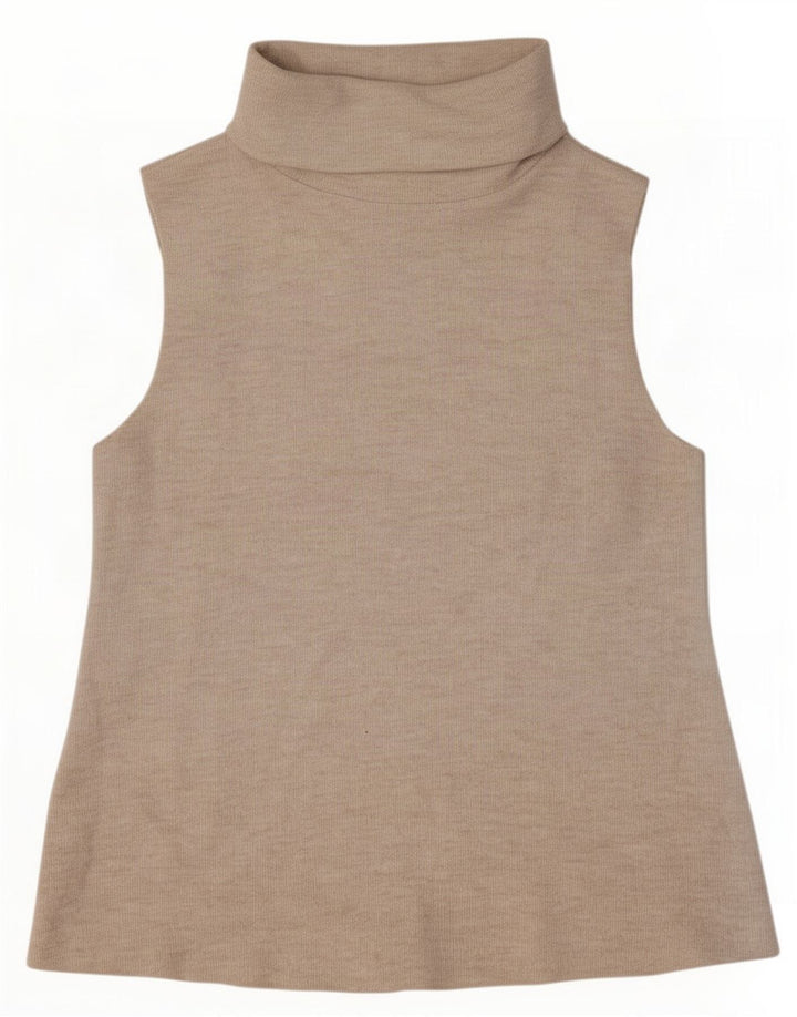 Zara Γυναικείο Γιλέκο Τοπ UK 10 Small Beige