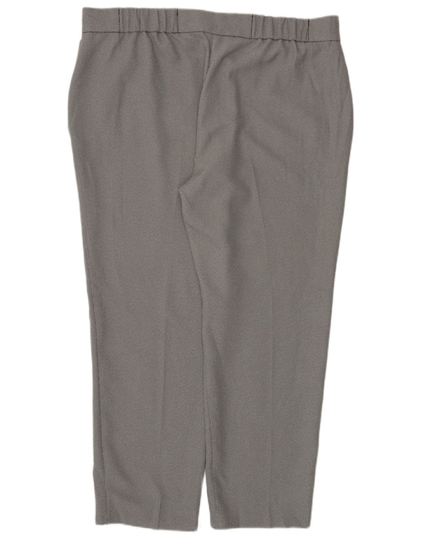 Marks & Spencer Γυναικείο ίσιο παντελόνι Chino UK 22 3XL W44 L29 Γκρι