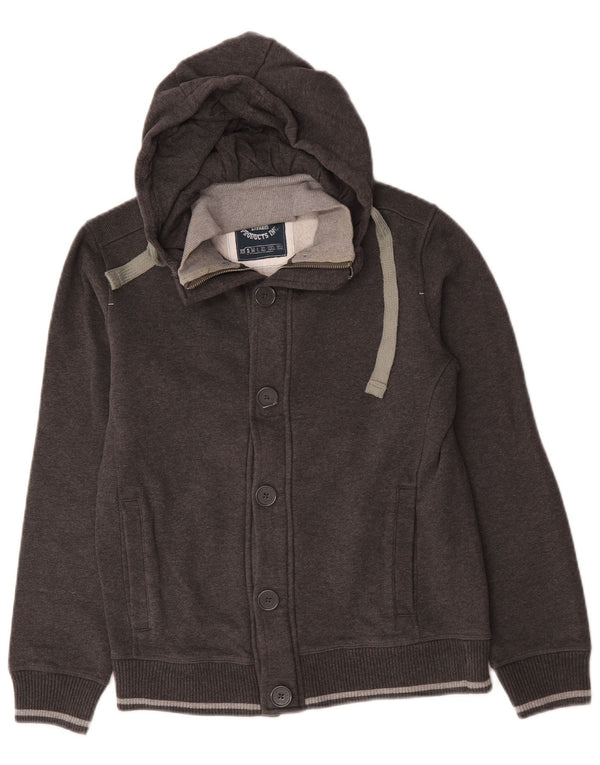 Ανδρικό πουλόβερ Champion Zip Hoodie Μικρό Γκρι βαμβακερό