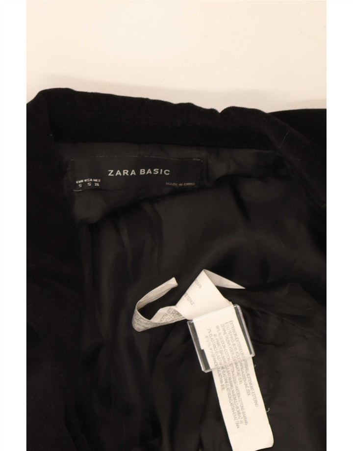 Zara Γυναικείο βελούδινο σακάκι μπλέιζερ με 1 κουμπί UK 10 μικρό βαμβακερό