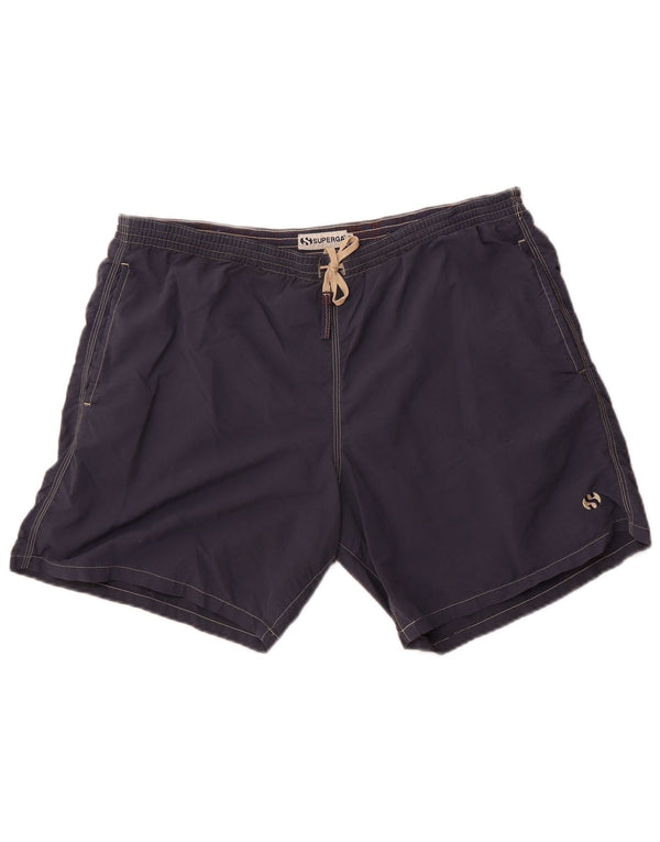Superga Mens Swimming Shorts 2XL  Navy Blue Polyamide