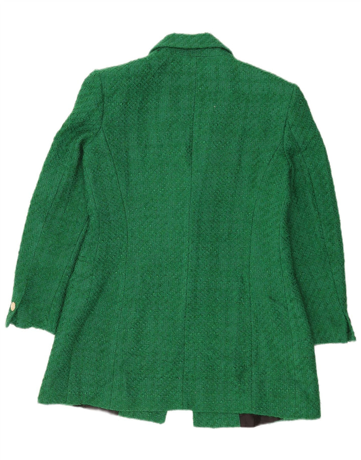 Zara Γυναικείο Μπουφάν Blazer UK 16 Μεγάλο Πράσινο Ακρυλικό