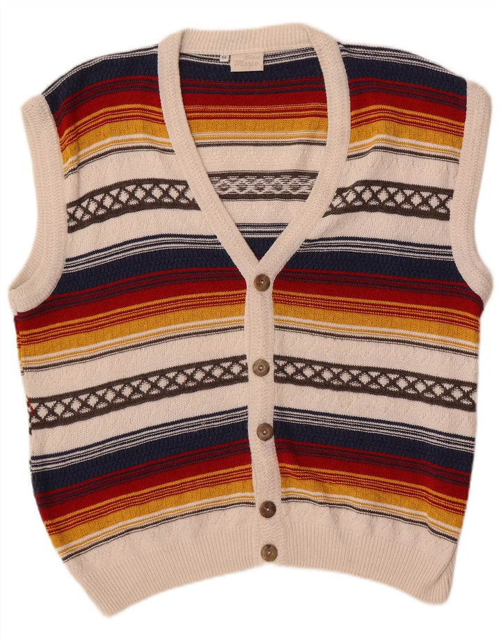 Ανδρικό πουλόβερ San Marco Cardigan IT 50 Medium Πολύχρωμο Ριγέ
