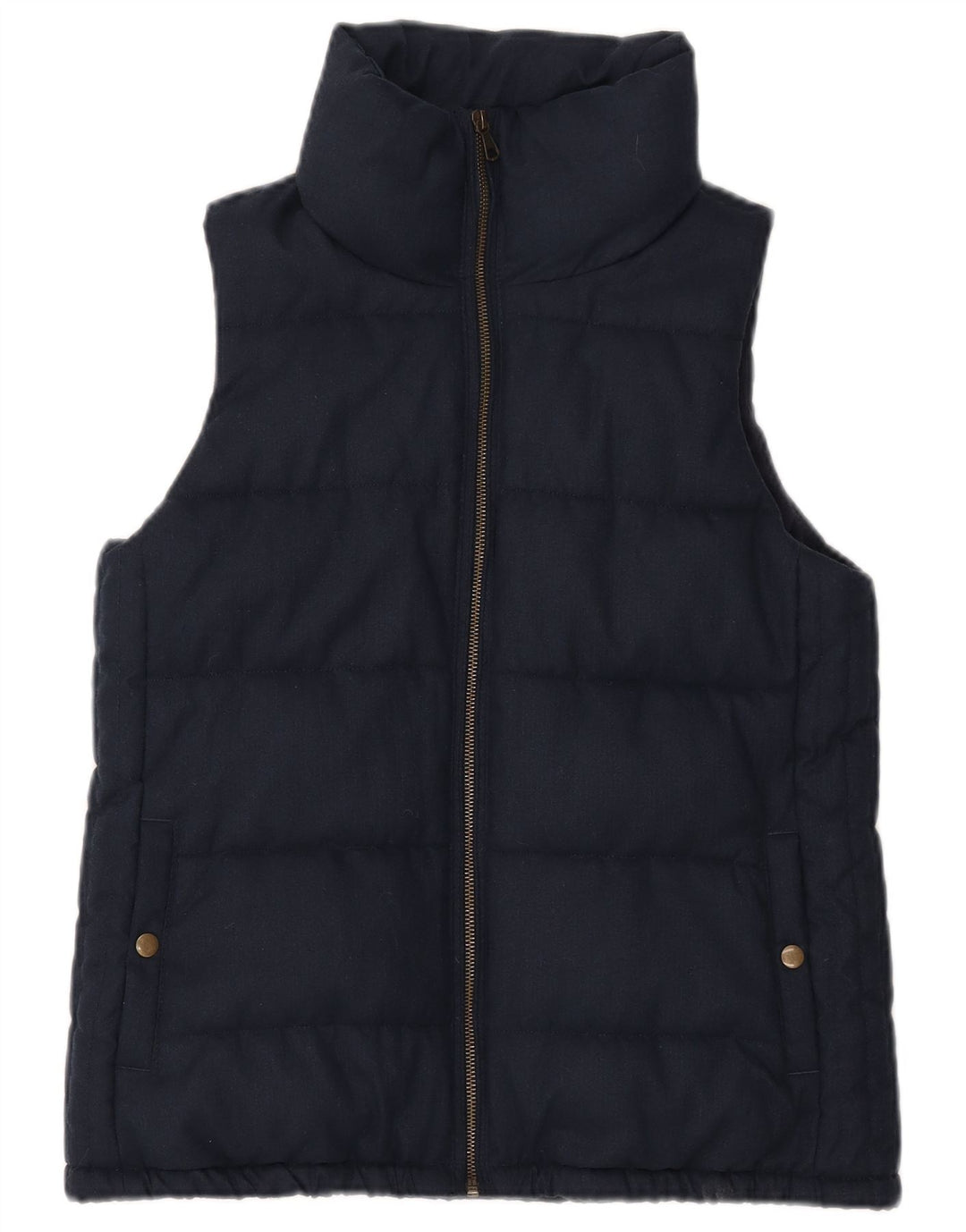 Old Navy γυναικείο padded Gilet UK 10 Small Navy Blue Polyester