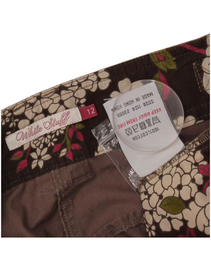 White Stuff Γυναικείο βερμούδα Chino σορτς UK 12 Medium W32 Καφέ βαμβακερό