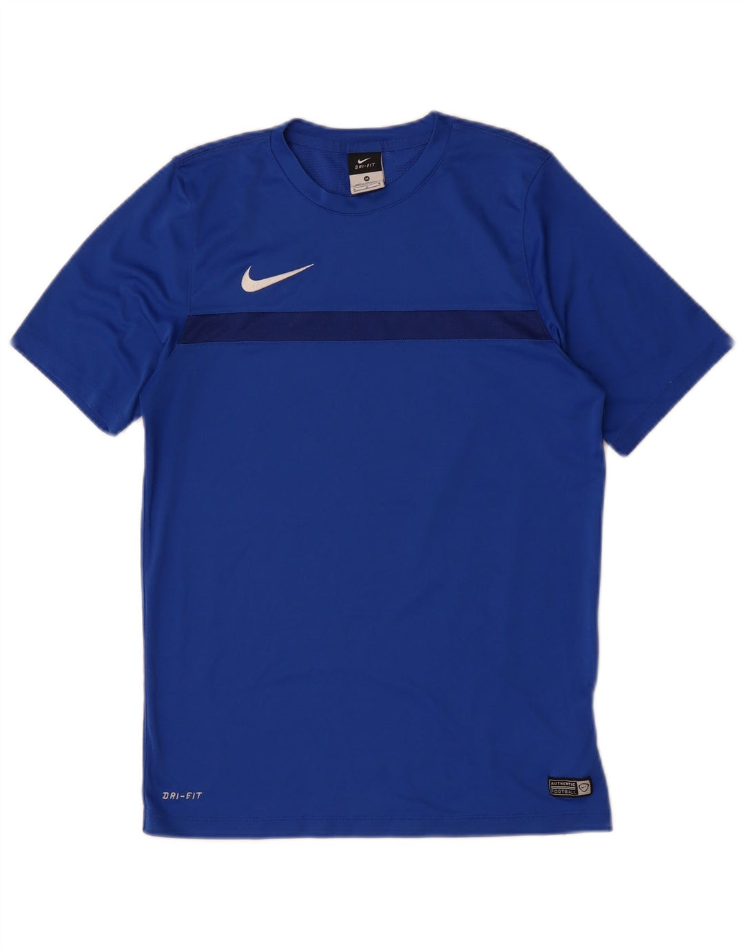 Ανδρικό T-Shirt NIKE Dri Fit Τοπ μεσαίου μπλε πολυεστέρα