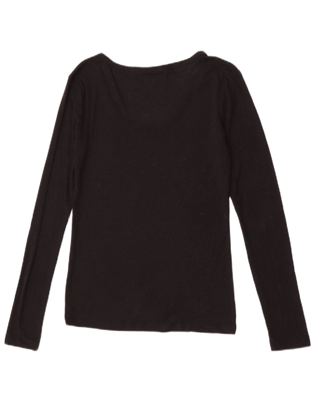 Zara γυναικείο τοπ Μακρύ μακρυμάνικο UK 12 Medium Black