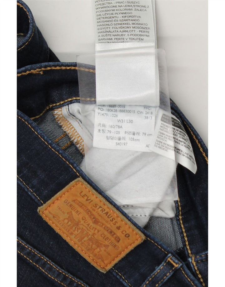 Γυναικείο Slim Jeans Levi's W31 L27 Navy Blue Cotton