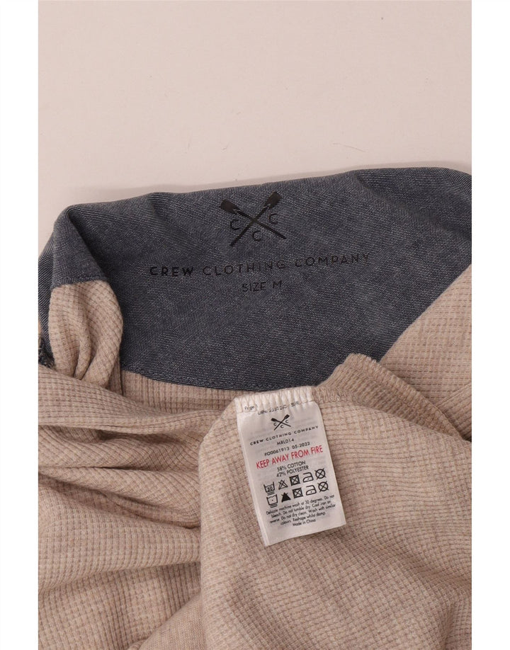Crew Clothing Ανδρικά Hoodie Jumper Βαμβακερό μεσαίο μπεζ