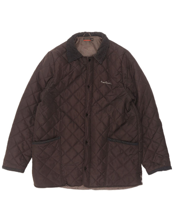 Pierre Cardin Ανδρικό καπιτονέ μπουφάν UK 44 2XL καφέ πολυεστέρας