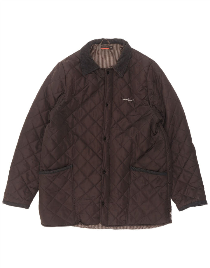 Pierre Cardin Ανδρικό καπιτονέ μπουφάν UK 44 2XL καφέ πολυεστέρας
