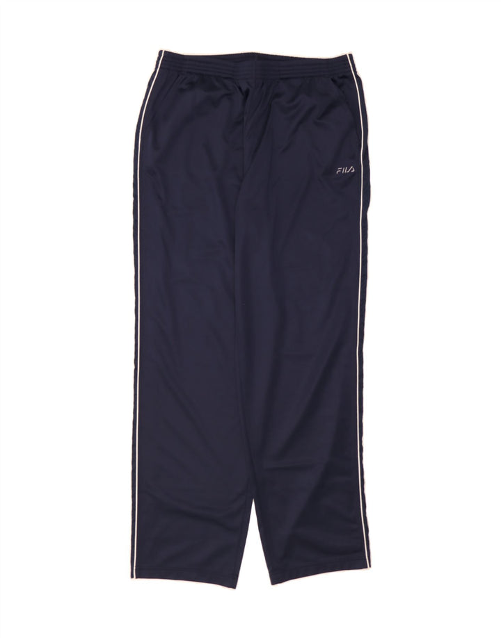 FILA Mens Tracksuit Trousers XL Navy Blue Polyester Vintage Fila and Second-Hand Fila from Messina Hembry 