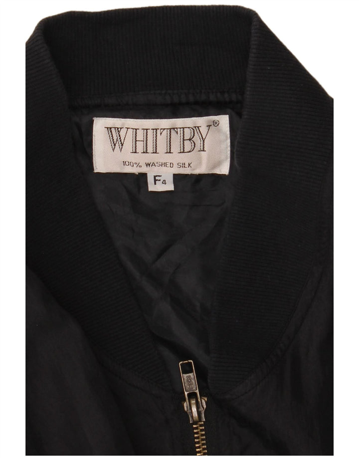 Ανδρικό μπουφάν Whitby Bomber UK 44 2XL Black Silk