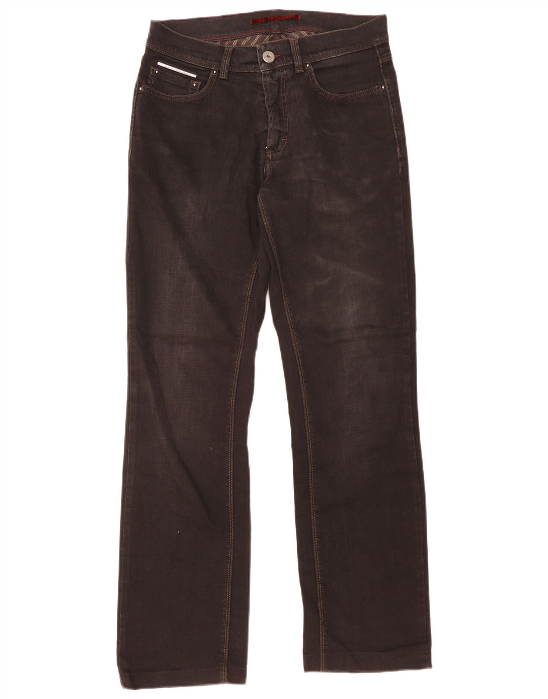 Ανδρικό τζιν Trussardi ίσιο W30 L31 Μαύρο