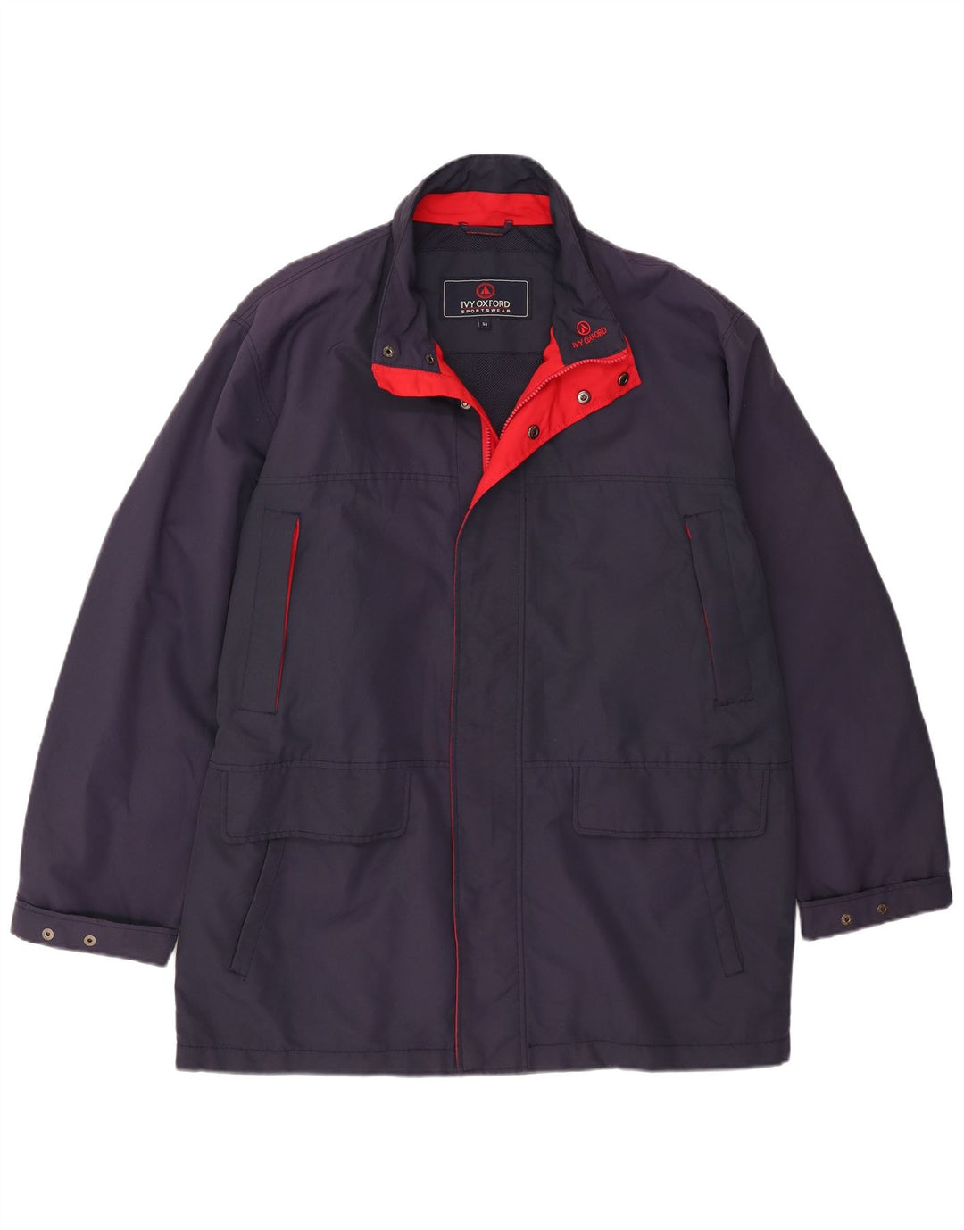 Ανδρικό μπουφάν Ivy Oxford Rain IT 54 2XL Navy Blue Polyester