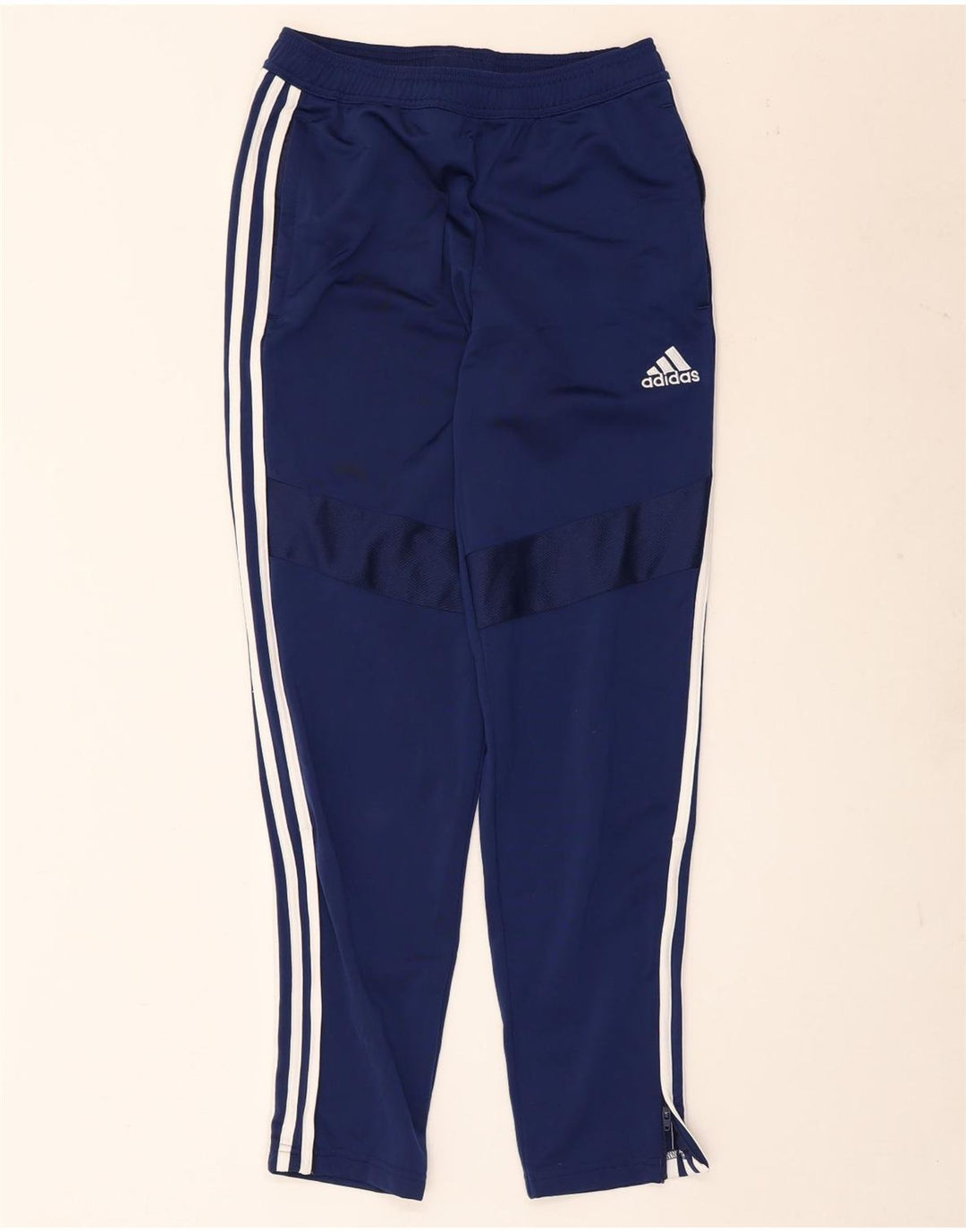 Ανδρική αθλητική φόρμα Adidas Παντελόνι Μικρό Navy Blue Polyester