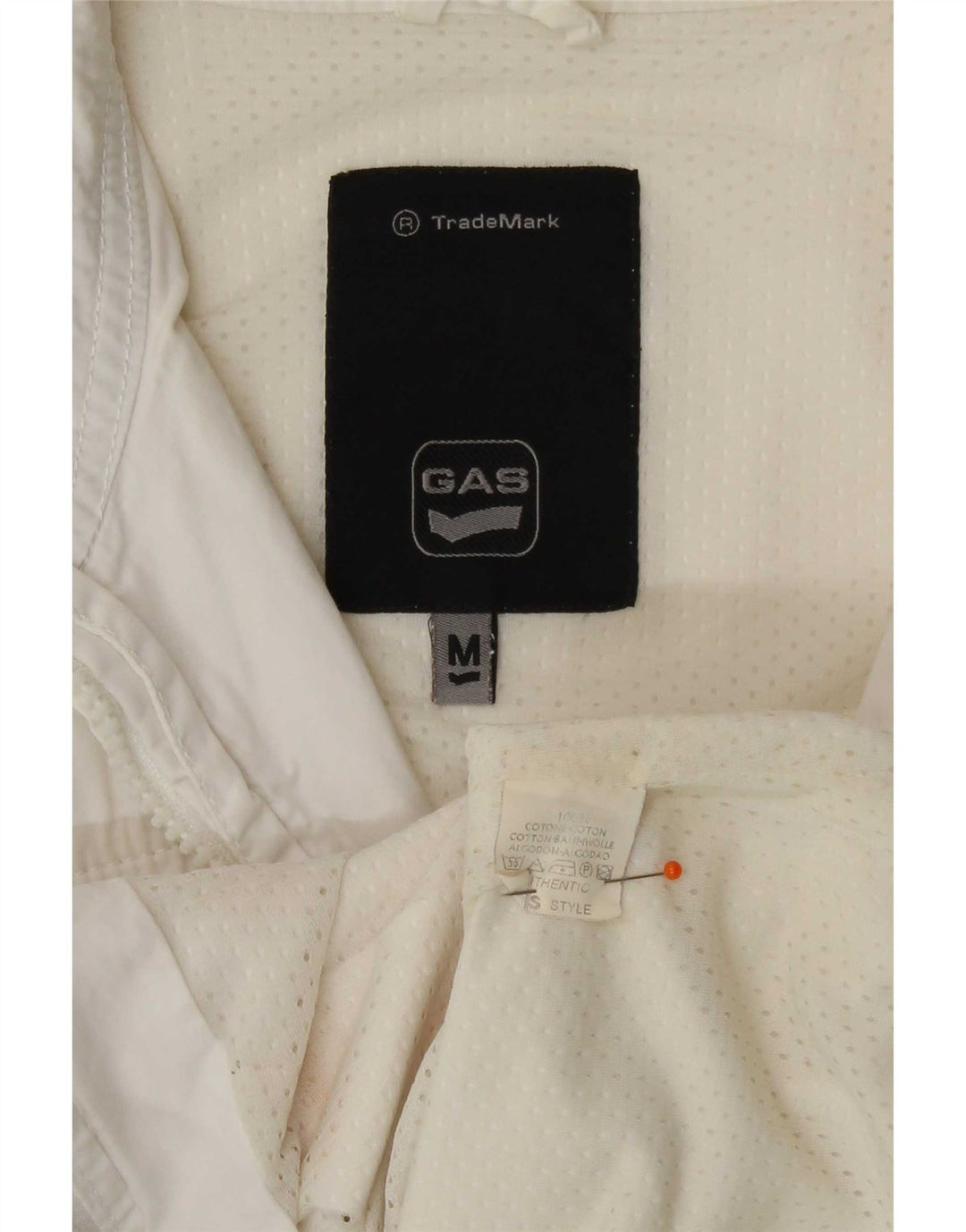 Γυναικεία αμάνικη αθλητική φόρμα Gas Top Jacket UK 14 Μεσαίο λευκό βαμβακερό