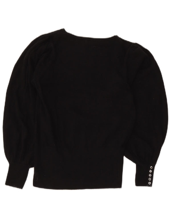 MINT VELVET Γυναικείο πουλόβερ με λαιμόκαυστο UK 8 μικρό βαμβακερό
