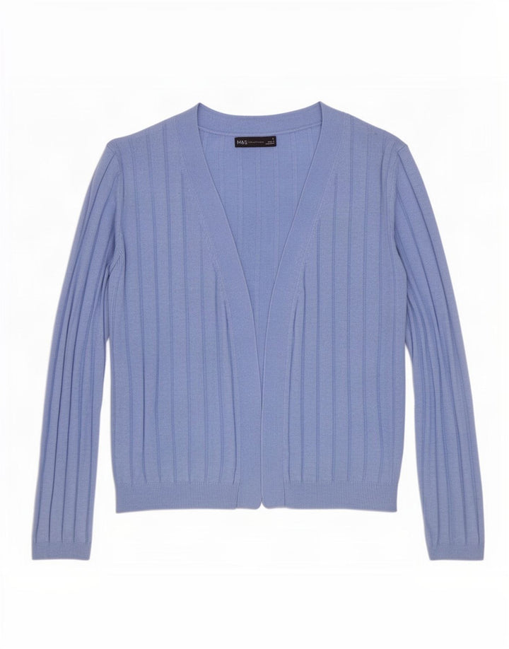 Marks & Spencer Γυναικείο ανοιχτό πουλόβερ UK 10 Small Blue