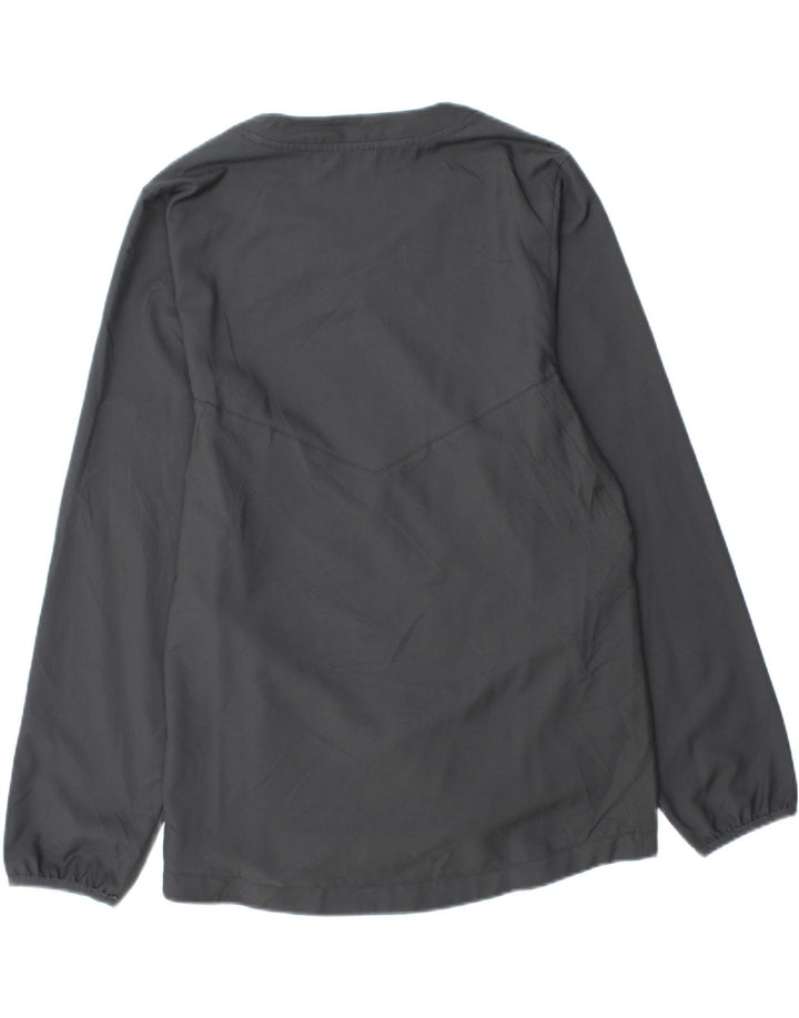 Ανδρικό μπλουζάκι μπέιζμπολ Nike με μακρυμάνικο μικρό γκρι πολυεστέρα