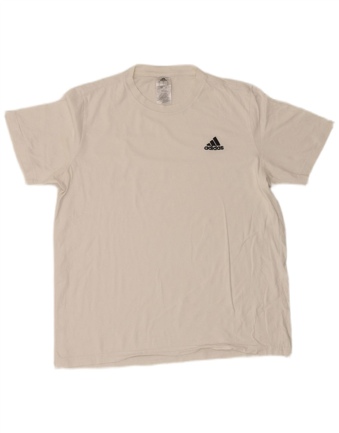 Ανδρικό T-Shirt Adidas Top μεγάλο λευκό βαμβακερό