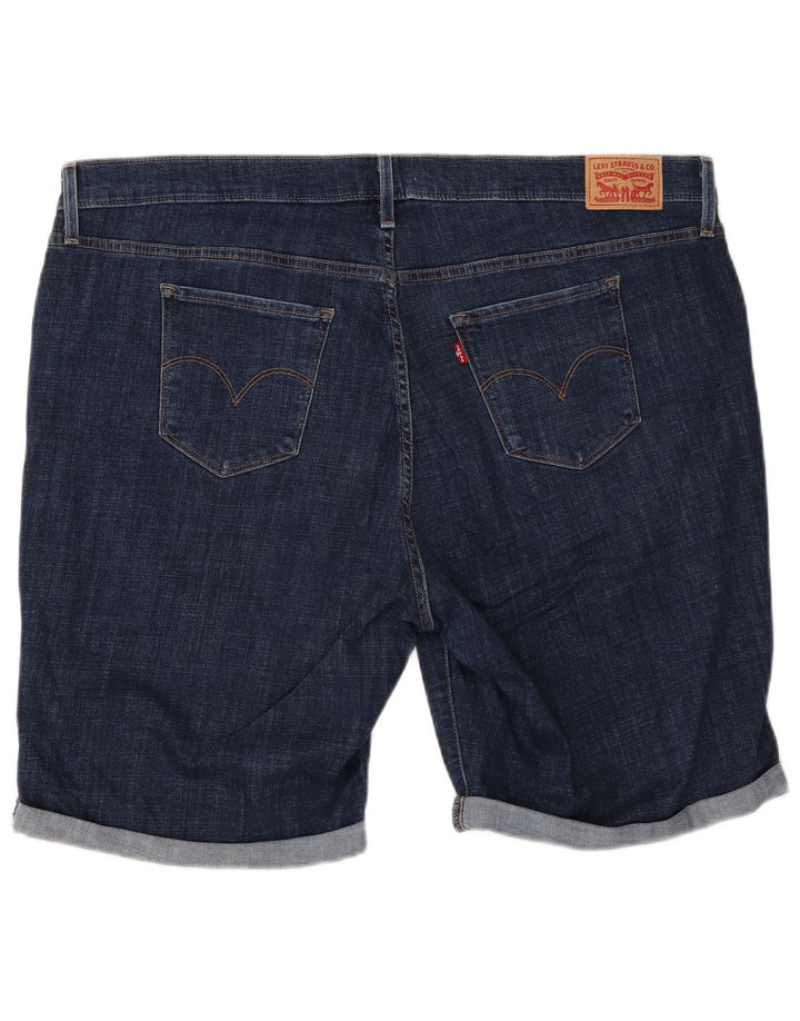 Γυναικείο τζιν Levi's Classic Fit βερμούδα US 22 3XL W44 Navy Blue