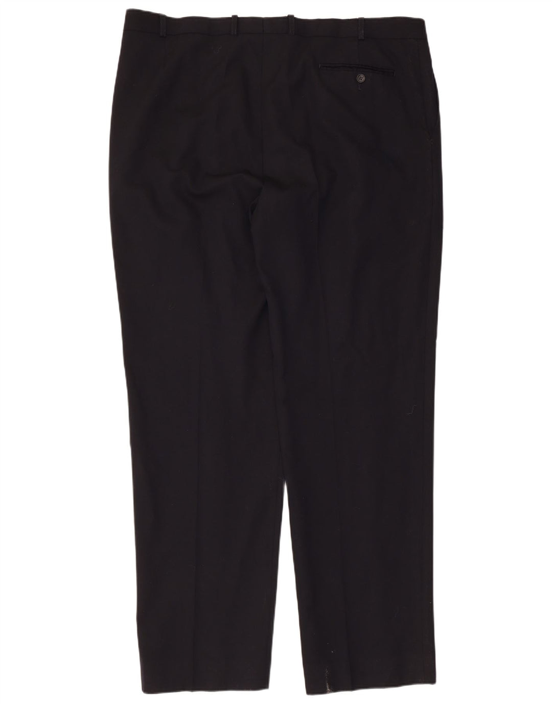 Ανδρικό ίσιο παντελόνι Marks & Spencer W42 L33 Navy Blue Wool