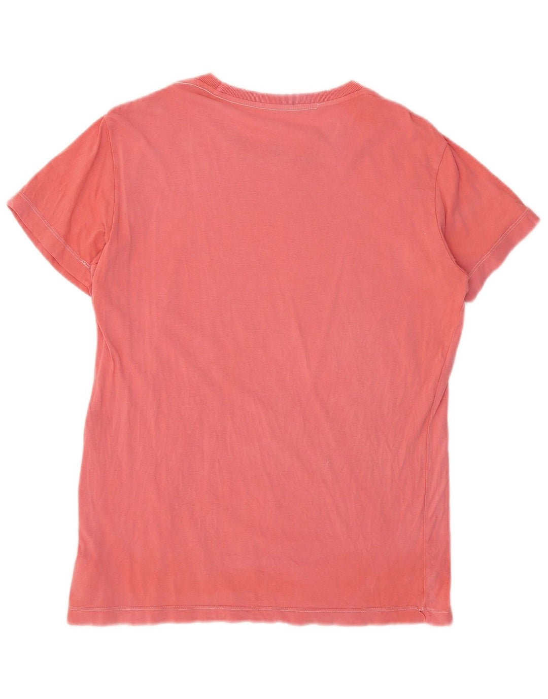 Ανδρικό γραφικό T-Shirt Diesel Top Μεσαίο Ροζ Βαμβακερό