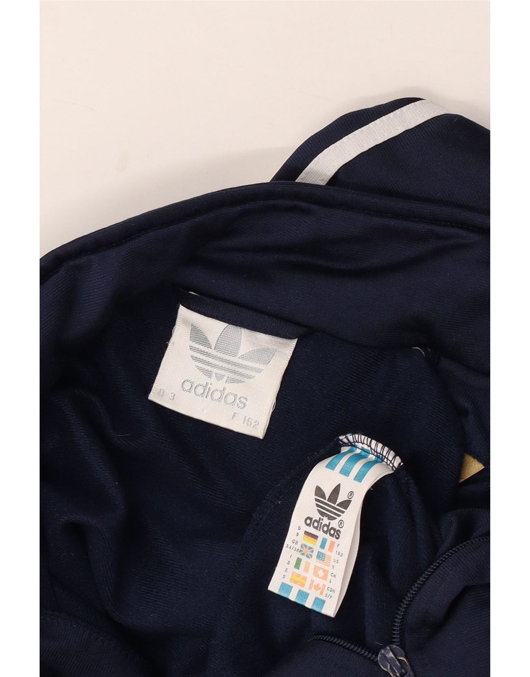 Ανδρική φόρμα γυμναστικής ADIDAS Top Jacket UK 34/36 Small Navy Blue