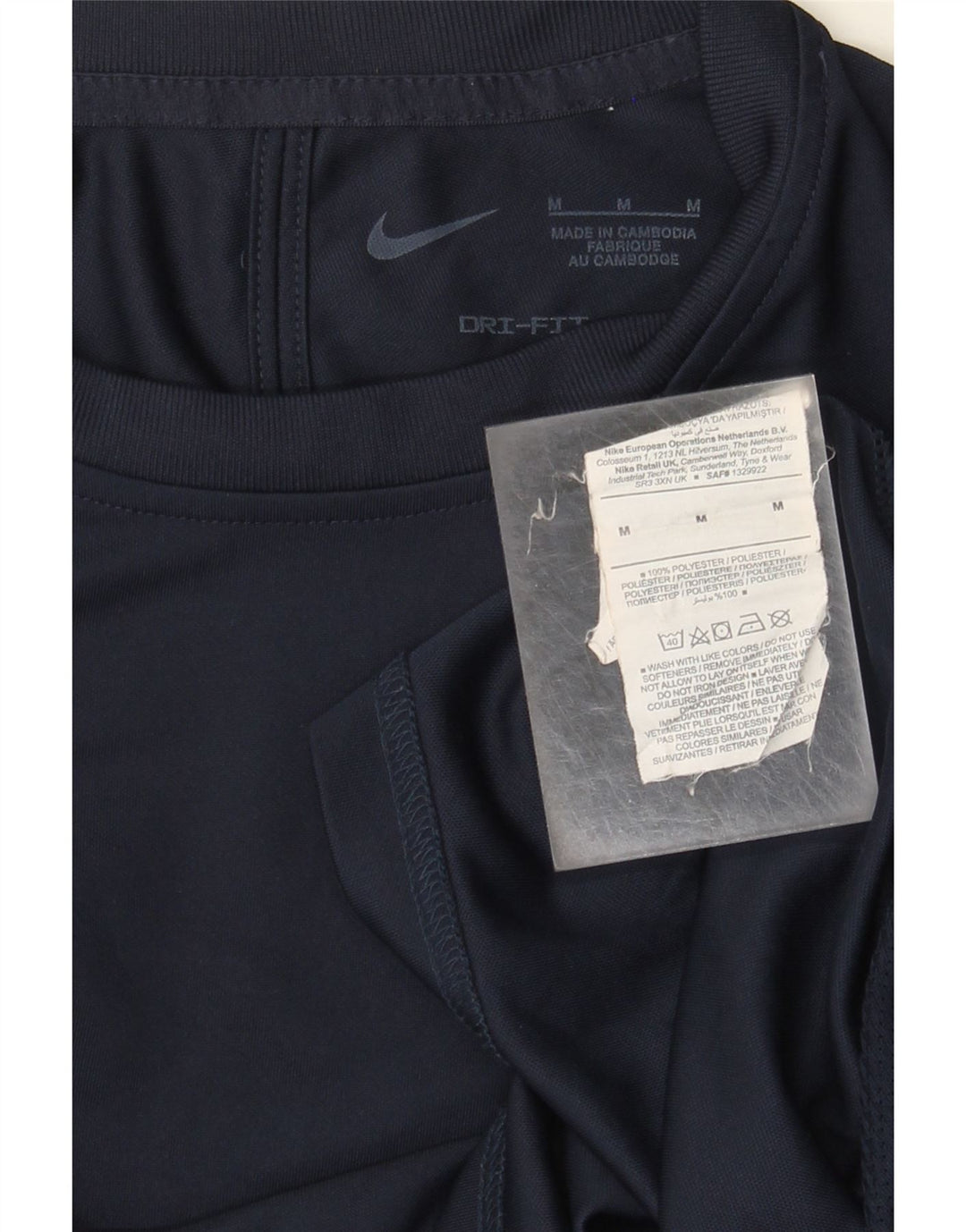 Ανδρικό T-shirt Nike Dri Fit Τοπ μεσαίου μπλε ναυτικού χρώματος πολυεστέρας